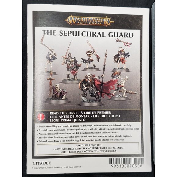 Warhammer Fantasy Underworlds Sepulchral Guard Undead Warband - Picture 7 of 9